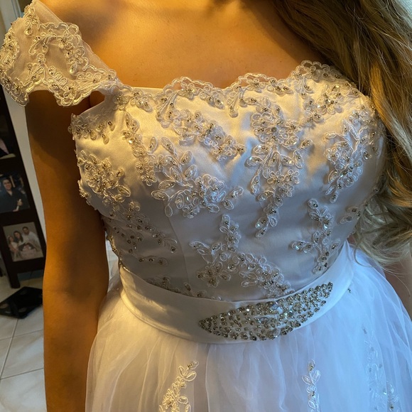 Custom-Made Beaded Wedding Dress - Picture 8 of 8